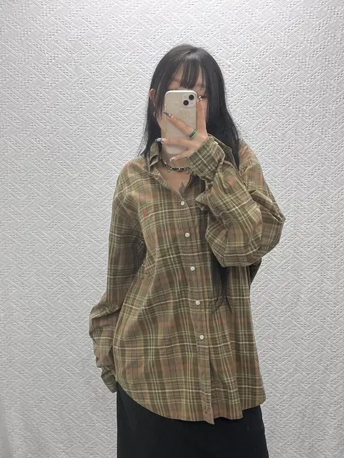 폴로 랄프로렌 빈티지 컨트리 오버핏 체크 셔츠 XL C07646 상품이미지2