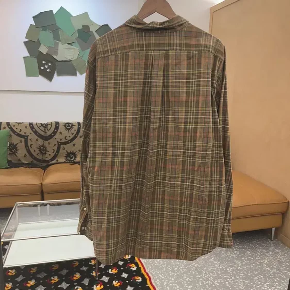 폴로 랄프로렌 빈티지 컨트리 오버핏 체크 셔츠 XL C07646 상품이미지4