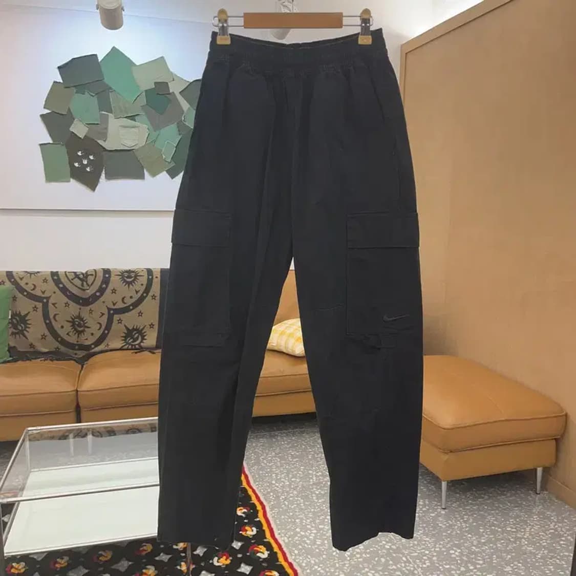 나이키 빈티지 스포티 스우시 트레이닝 카고팬츠 S C07668 상품이미지3