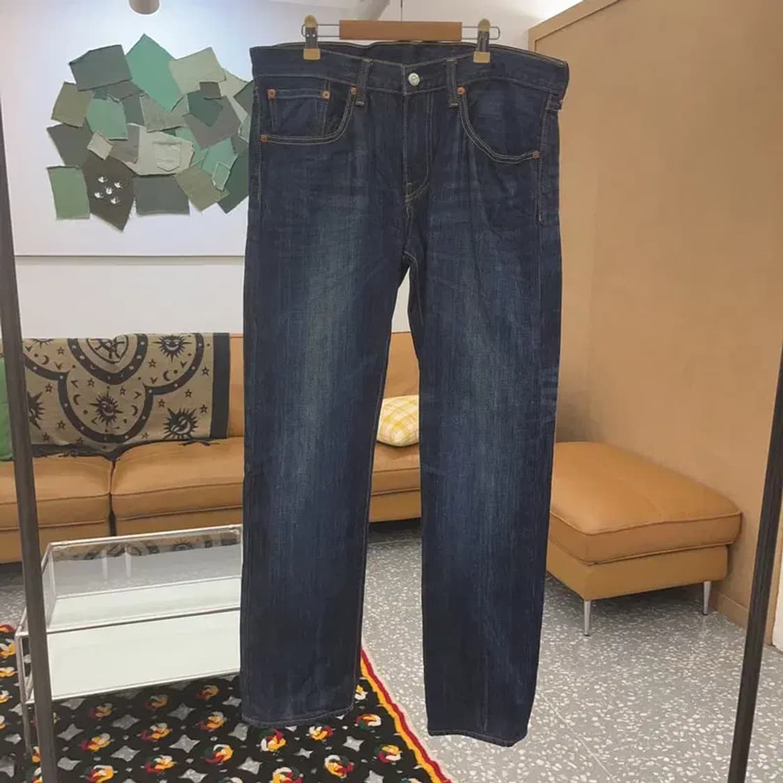 리바이스 504 올드스쿨 빈티지 워싱 데님팬츠 32인치 C07670 상품이미지3