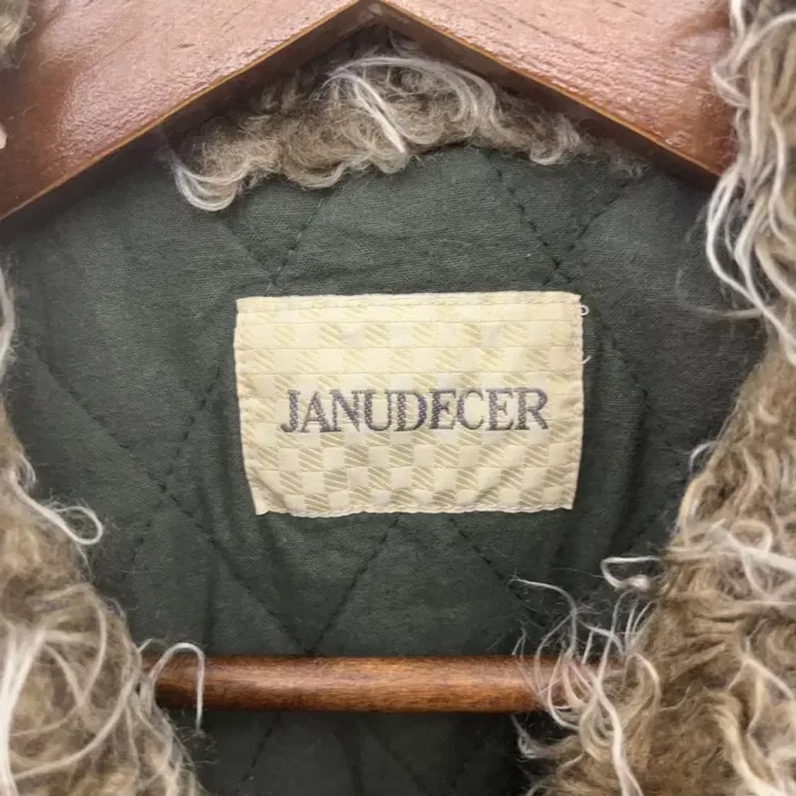 빈티지 보헤미안시크 퍼 무스탕 크롭 자켓 90 C07656 상품이미지5