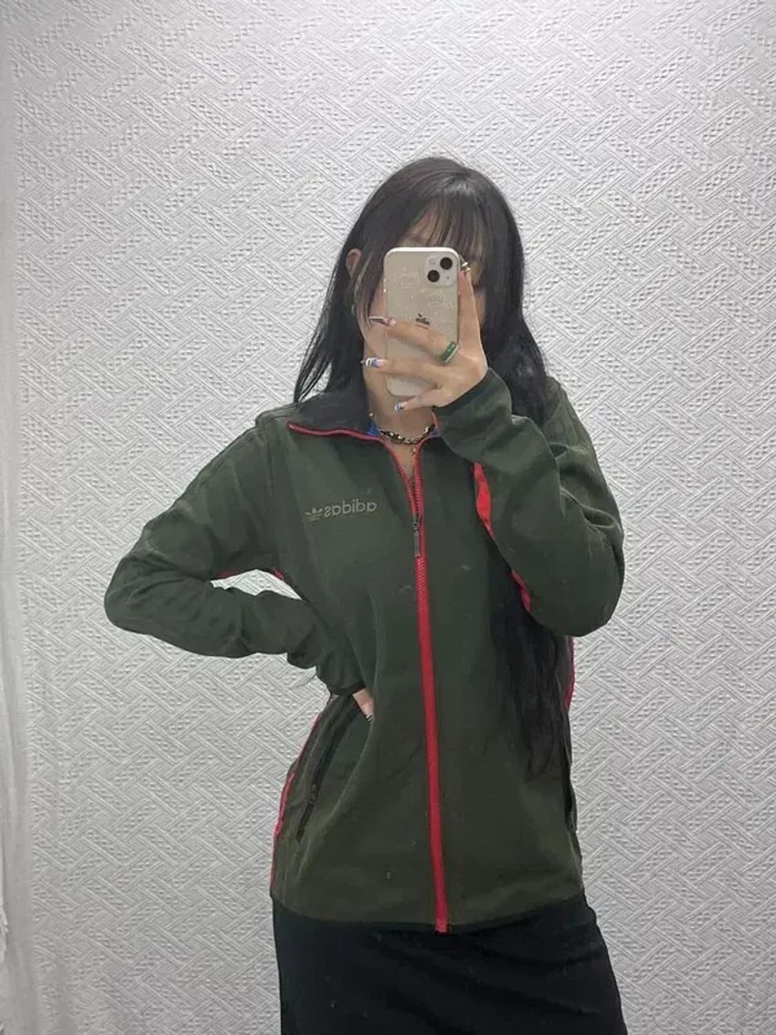 아디다스 올드스쿨 레트로 90's 말차카키 집업 100 C07660 상품이미지2