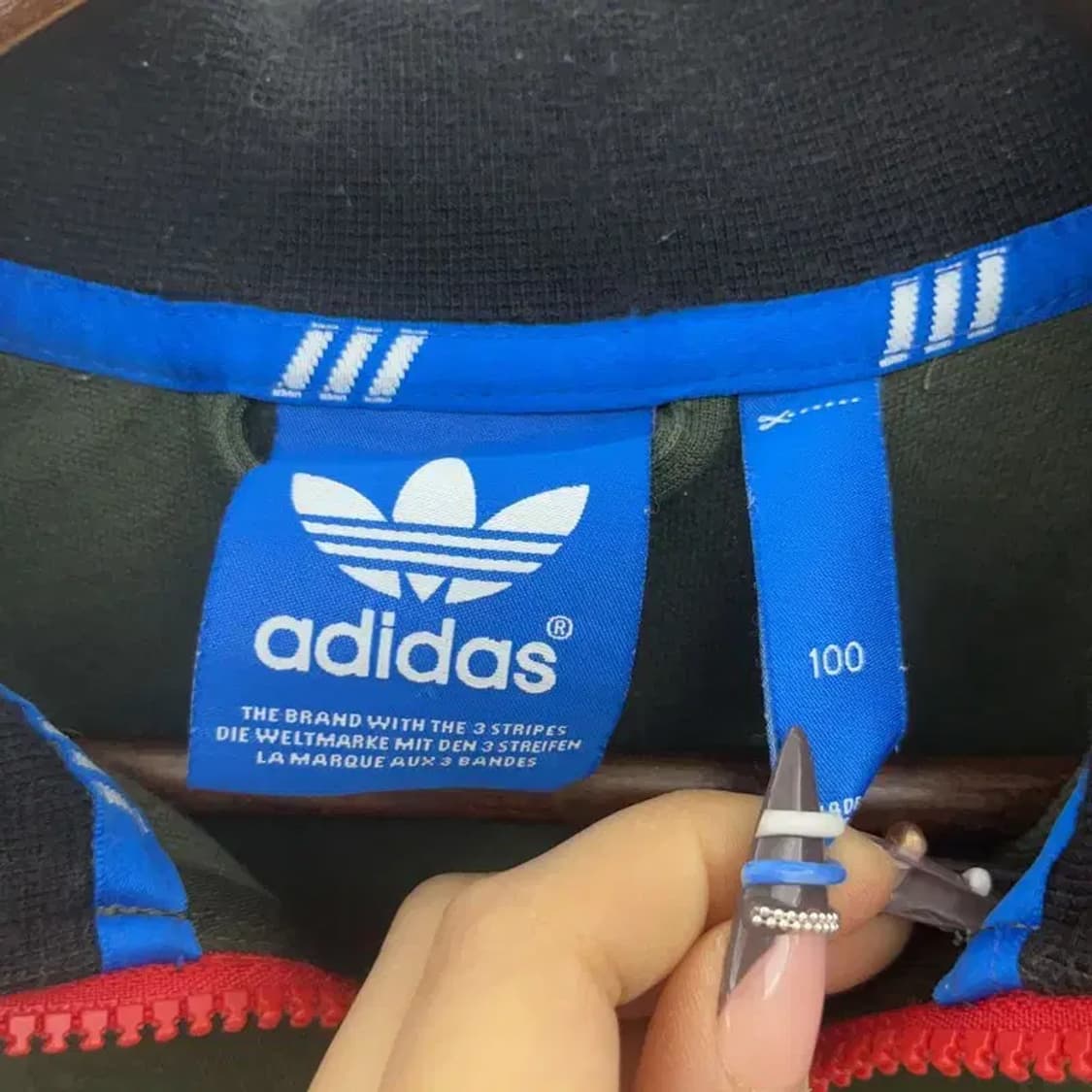 아디다스 올드스쿨 레트로 90's 말차카키 집업 100 C07660 상품이미지5