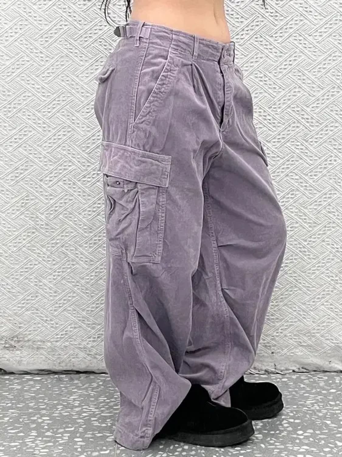 후아유 빈티지 Y2K 00's 연보라 카고팬츠 M C07675 상품이미지1