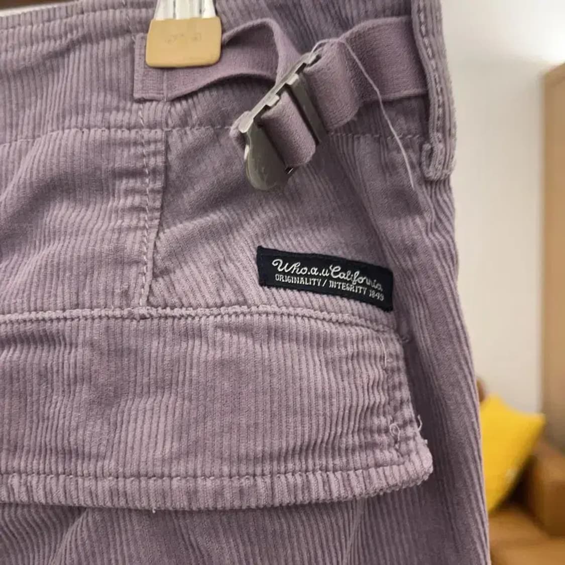 후아유 빈티지 Y2K 00's 연보라 카고팬츠 M C07675 상품이미지5