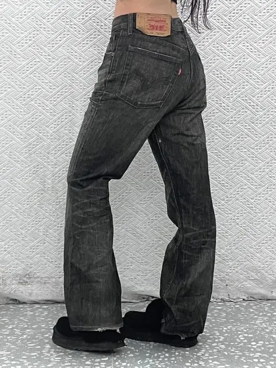 리바이스 517-09 올드스쿨 빈티지 흑청 데님팬츠 32인치 C07672 상품이미지1