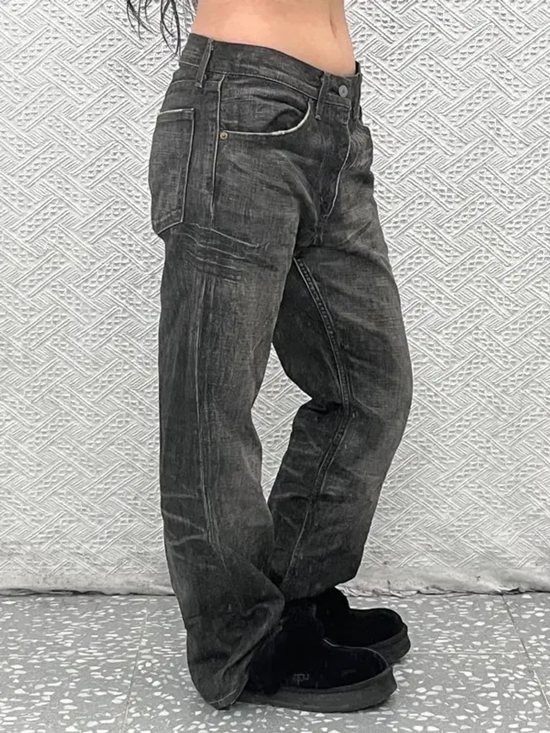 리바이스 517-09 올드스쿨 빈티지 흑청 데님팬츠 32인치 C07672 상품이미지2