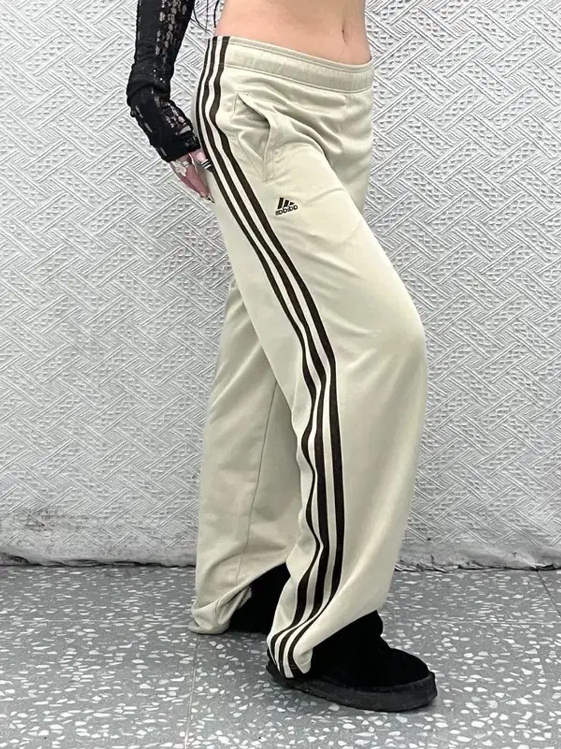 아디다스 아디컬러 클래식 크림 져지 트랙팬츠 L C07676 상품이미지2