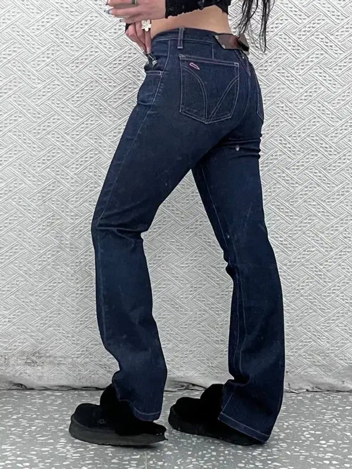 돌체앤가바나 유니트 키치 벨티드 데님팬츠 27인치 C07674 상품이미지1