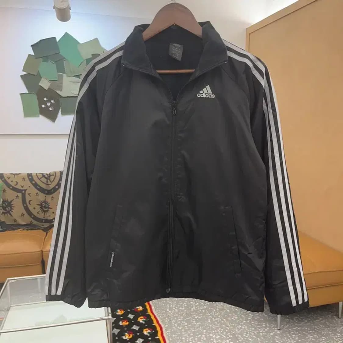 아디다스 올드스쿨 빈티지 오리지널 삼선 바람막이 자켓 S C07661 상품이미지3