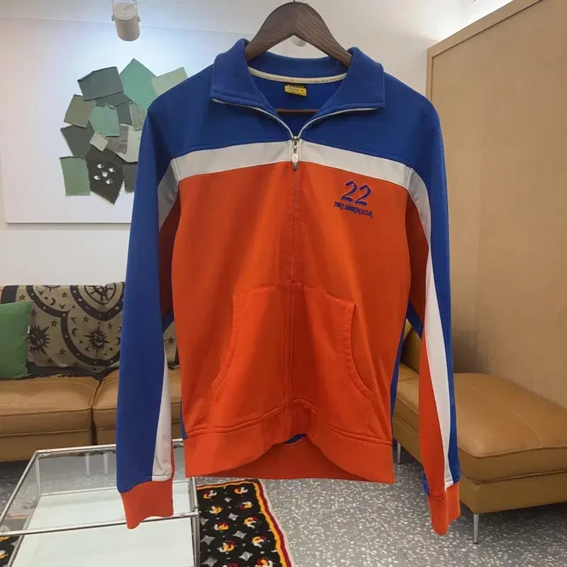 디키즈 올드스쿨 스트릿 힙합 키치 져지 집업 90 C07667 상품이미지3