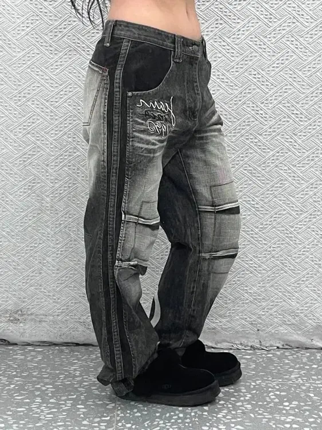 푸부 FUBU 올드스쿨 스트릿 Y2K 데님팬츠 29인치 C07671 상품이미지1