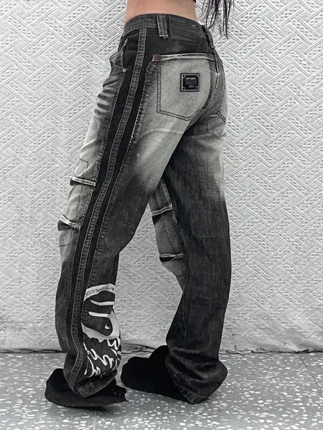 푸부 FUBU 올드스쿨 스트릿 Y2K 데님팬츠 29인치 C07671 상품이미지2