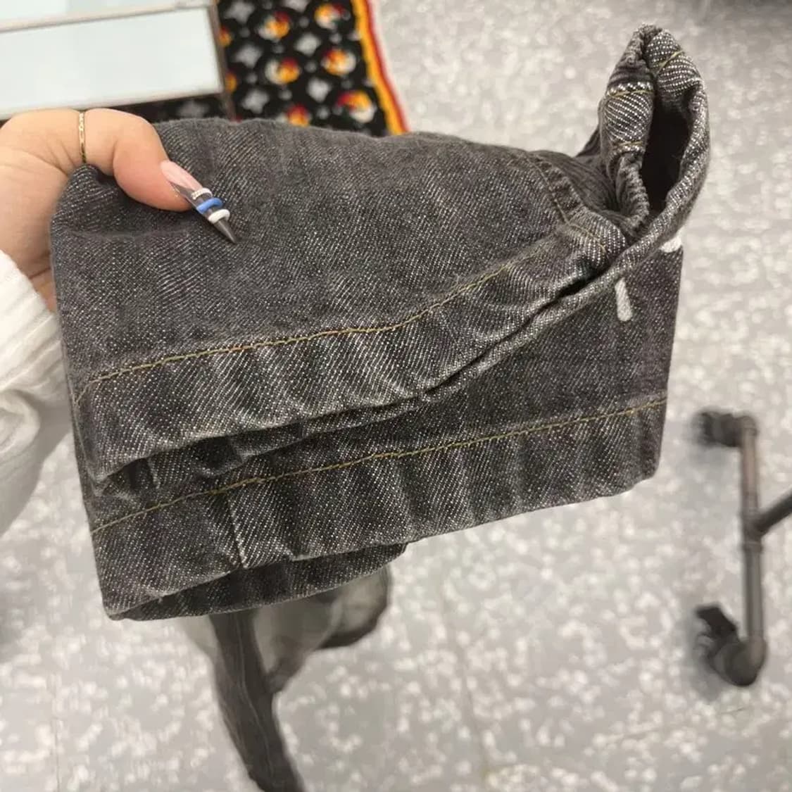 푸부 FUBU 올드스쿨 스트릿 Y2K 데님팬츠 29인치 C07671 상품이미지7