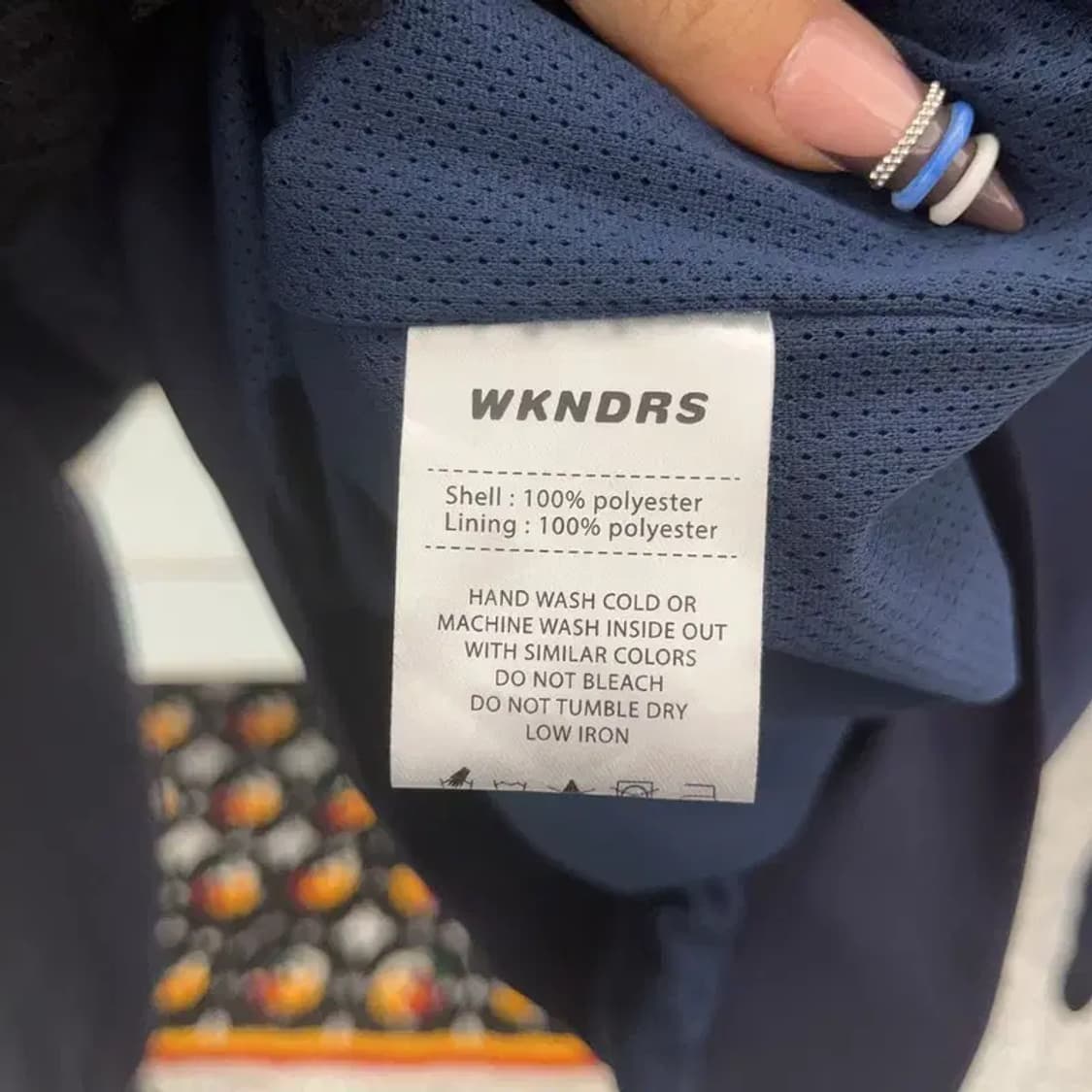 위캔더스 올드스쿨 빈티지 바람막이 웜업 맨투맨 M C07685 상품이미지6