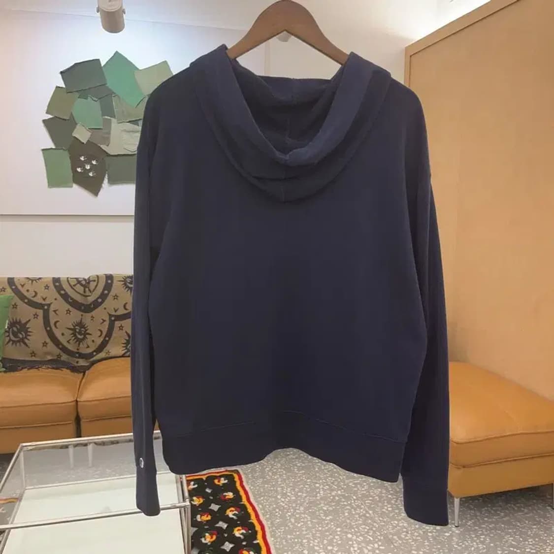 챔피언 올드스쿨 빈티지 캐주얼 빅로고 후드티 M C07703 상품이미지4