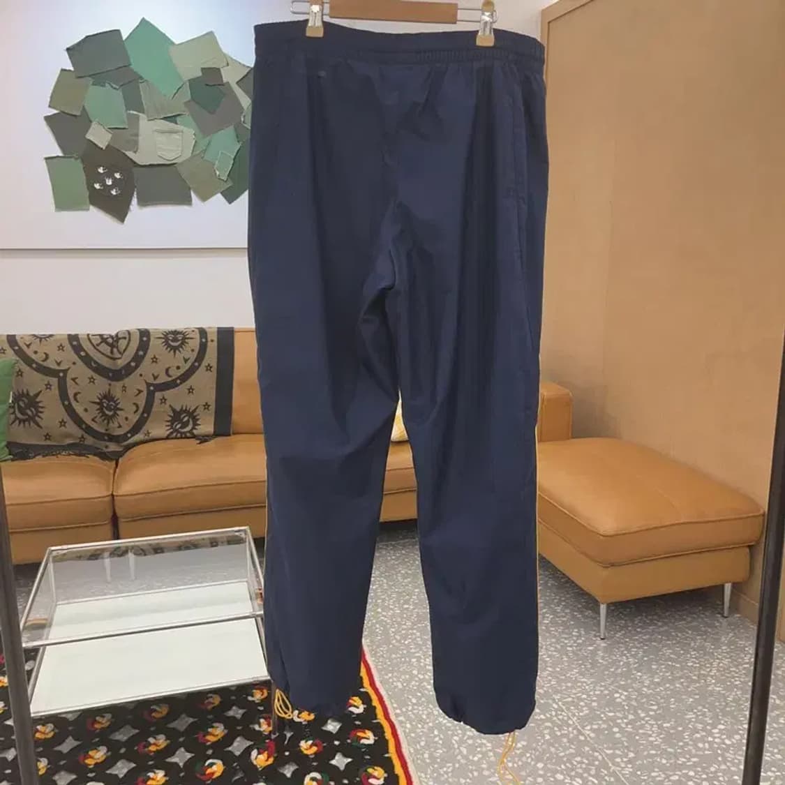 아디다스 레트로 빈티지 네이비옐로우 트랙팬츠 100 C07709 상품이미지4