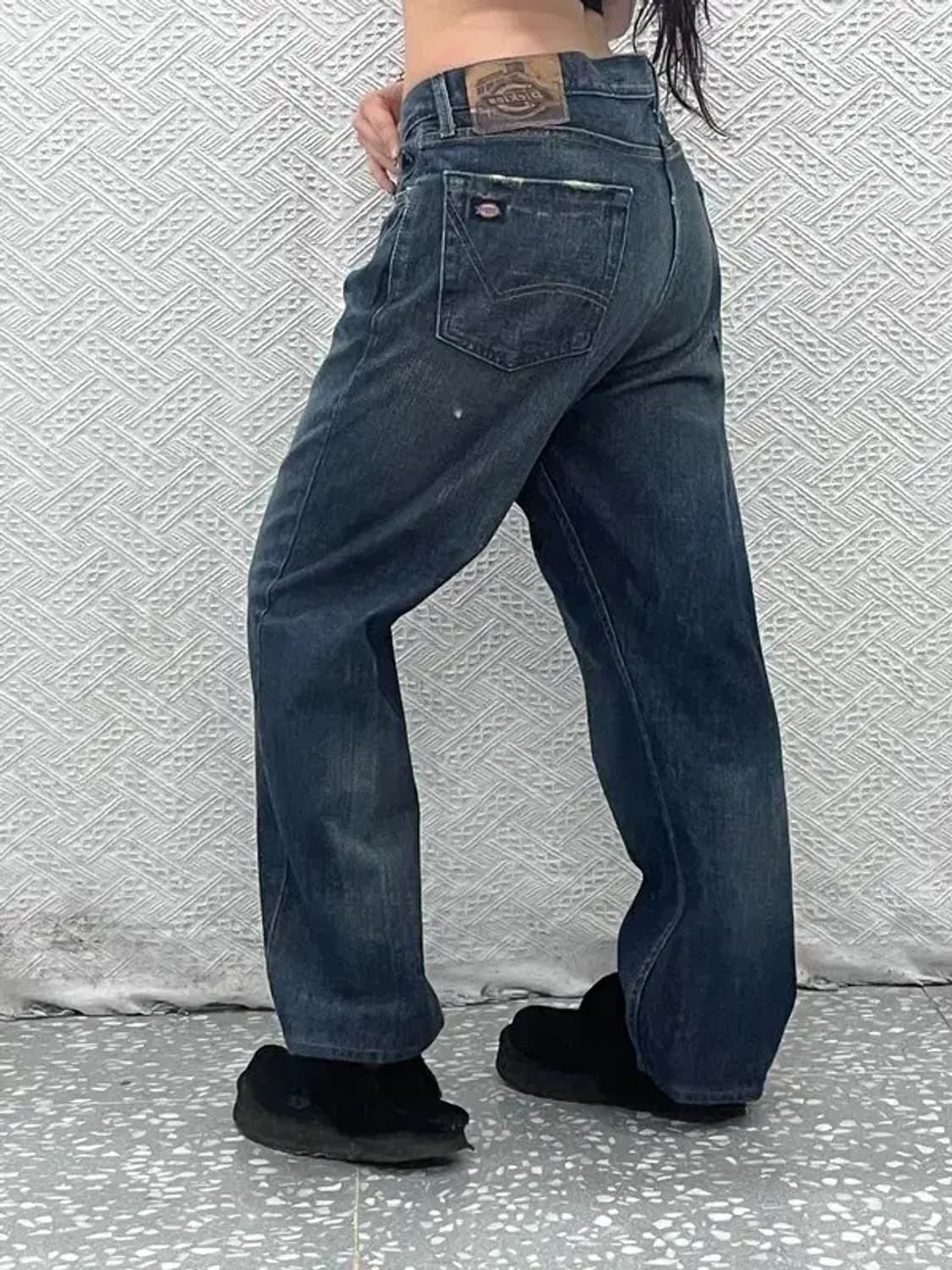 디키즈 올드스쿨 빈티지 워싱 데님팬츠 36인치 C07712 상품이미지1