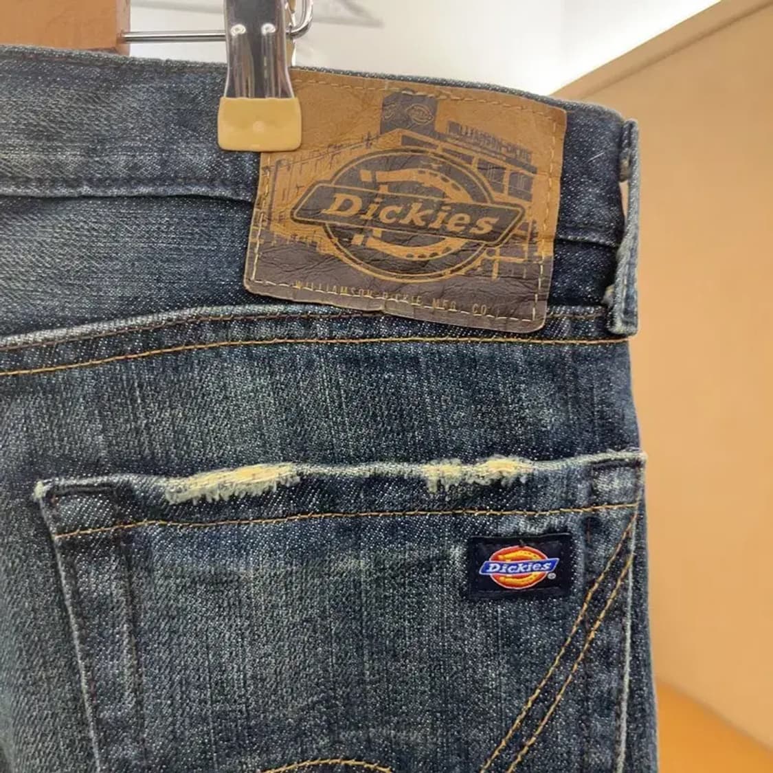 디키즈 올드스쿨 빈티지 워싱 데님팬츠 36인치 C07712 상품이미지5