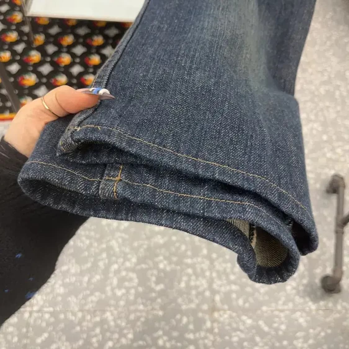 디키즈 올드스쿨 빈티지 워싱 데님팬츠 36인치 C07712 상품이미지8