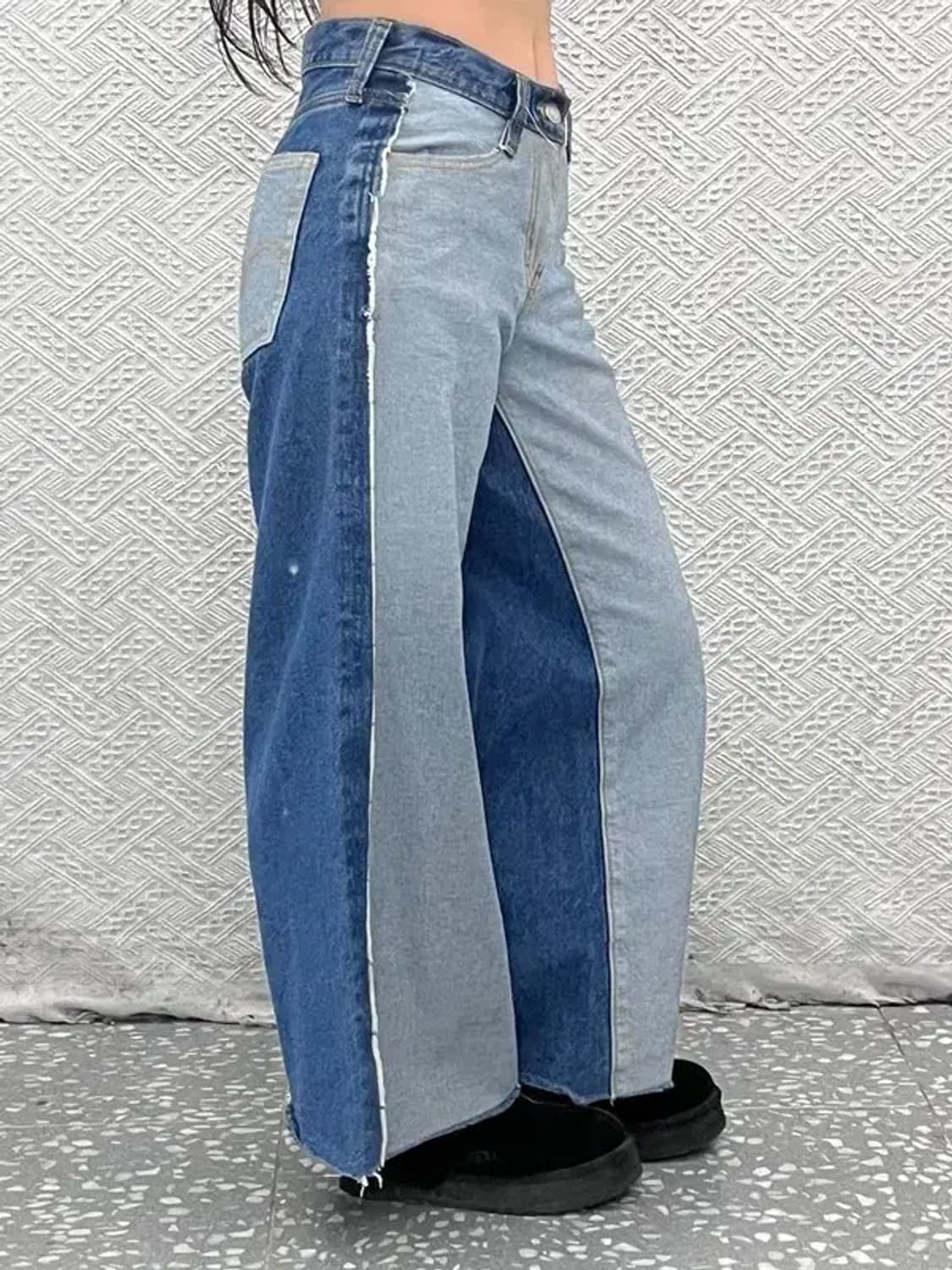 리바이스 94 배기 와이드 레그 배색 데님팬츠 25인치 C07716 상품이미지1