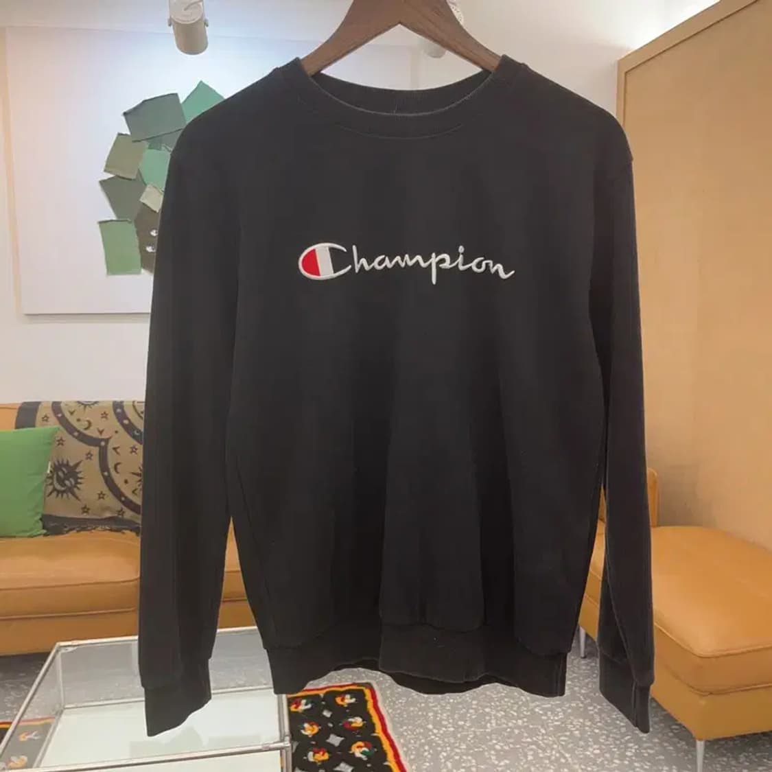 챔피온 리버스위브 빈티지 스펠로고 맨투맨 M C07706 상품이미지3