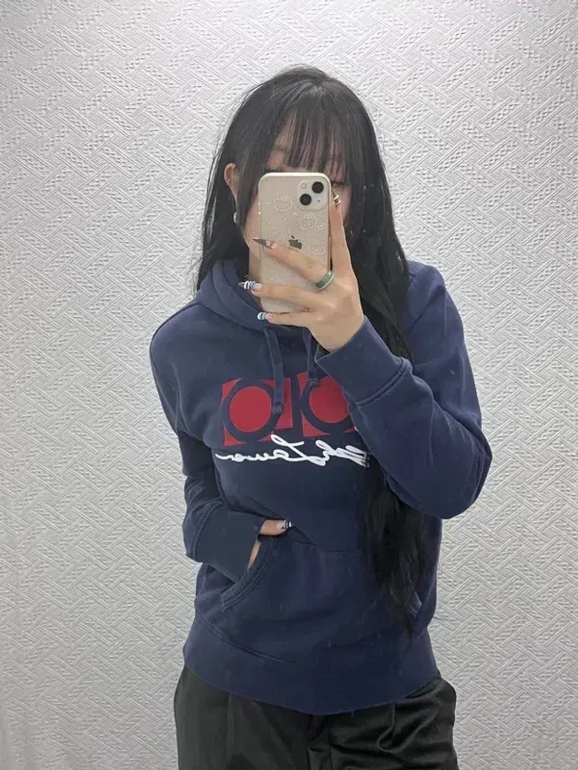 폴로 랄프로렌 올드스쿨 레트로 신형로고 기모 후드티 XS C07704 상품이미지2