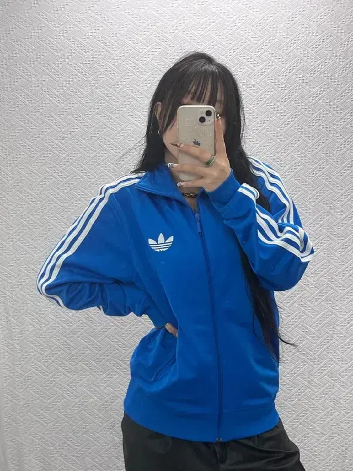 아디다스 파이어버드 흰파 져지 집업 100 C07681 상품이미지1