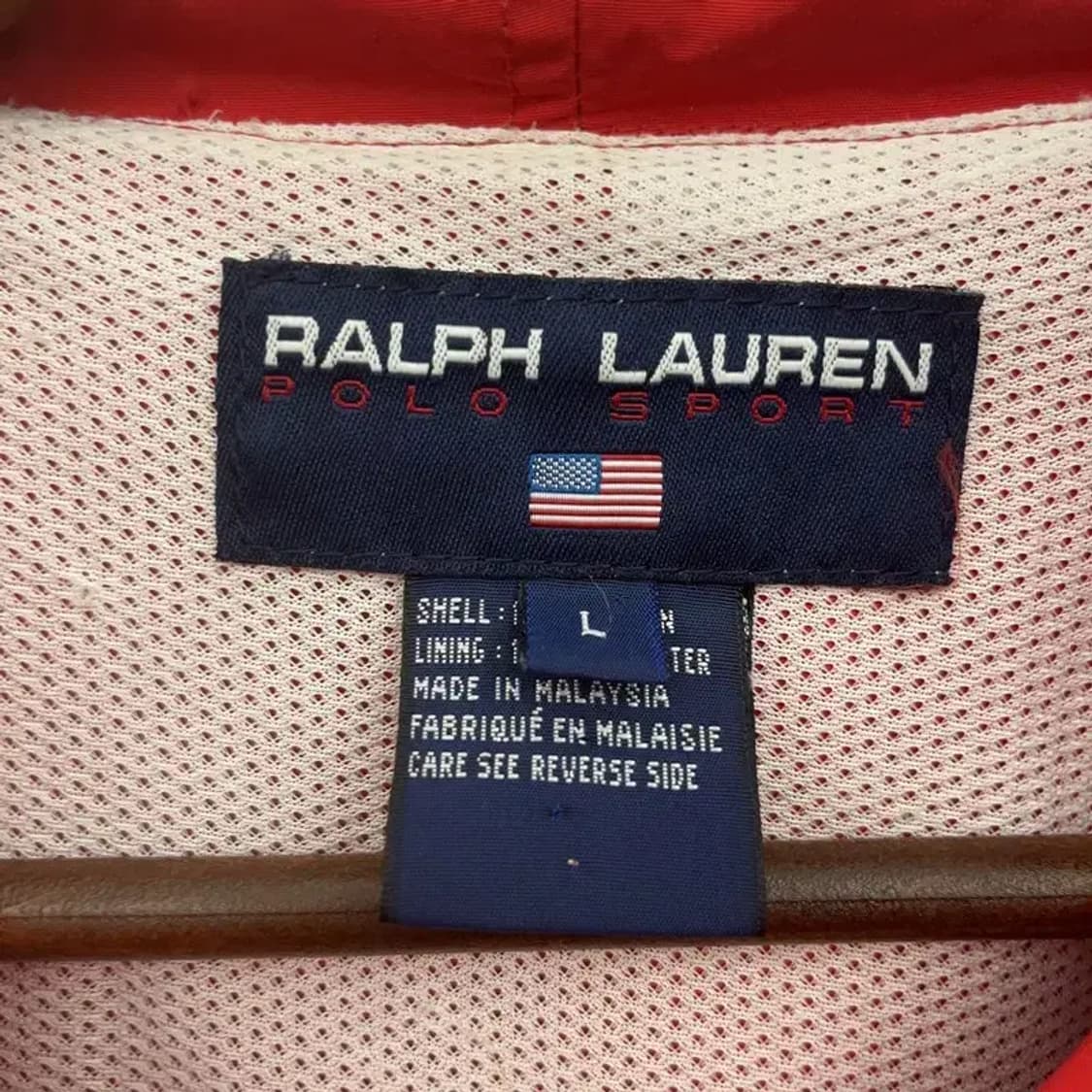 폴로 랄프로렌 올드스쿨 레트로 바람막이 자켓 L C07688 상품이미지5