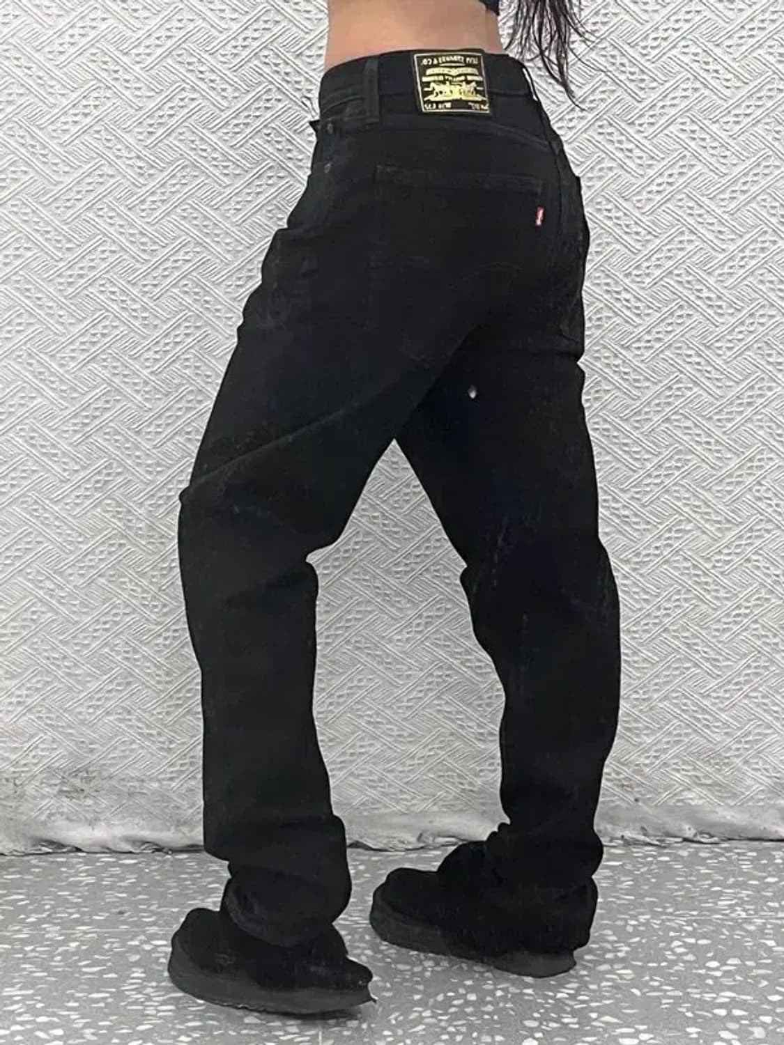 리바이스 512 빅E 프리미엄 골드 블랙진 팬츠 36인치 C07715 상품이미지1