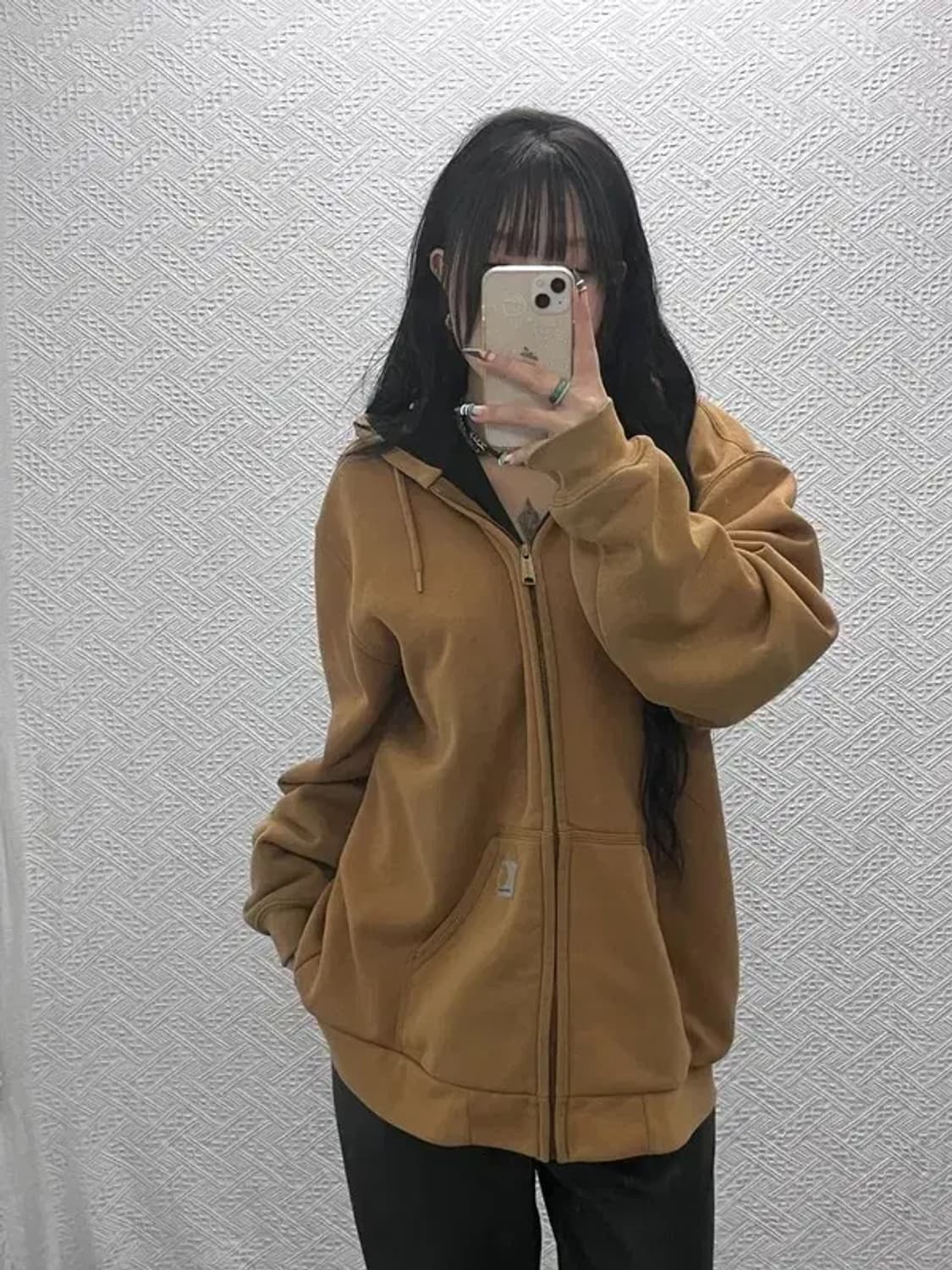 칼하트 올드스쿨 캐주얼 써멀 후드집업 L C07684 상품이미지2