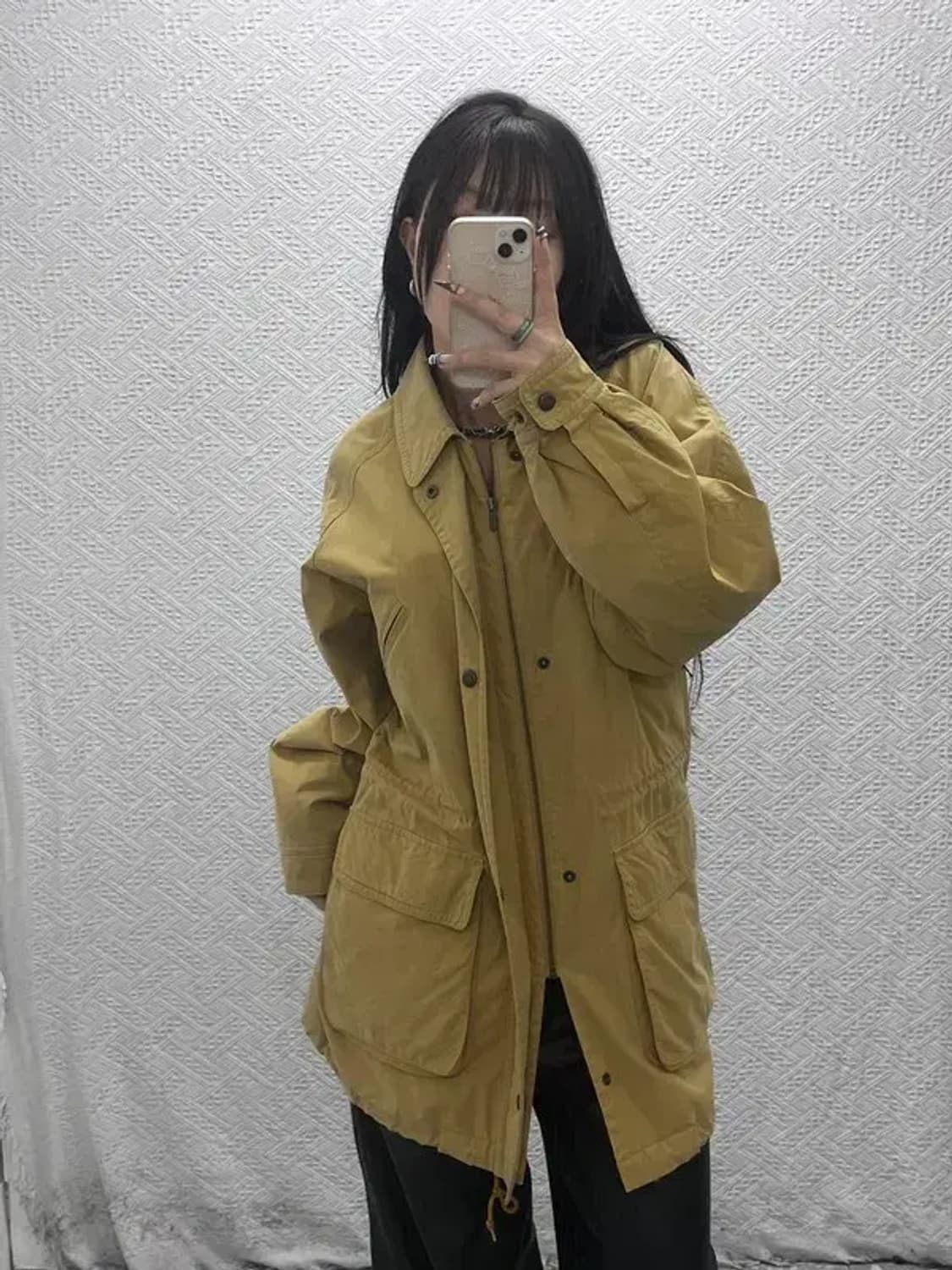 버버리 캐주얼 빈티지 스윙톱 롱 야상 자켓 M C07687 상품이미지1