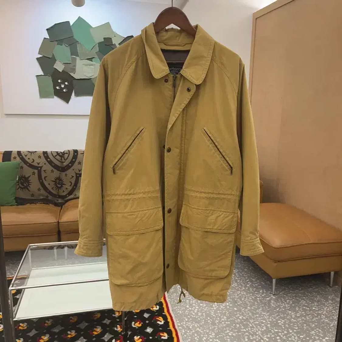 버버리 캐주얼 빈티지 스윙톱 롱 야상 자켓 M C07687 상품이미지3