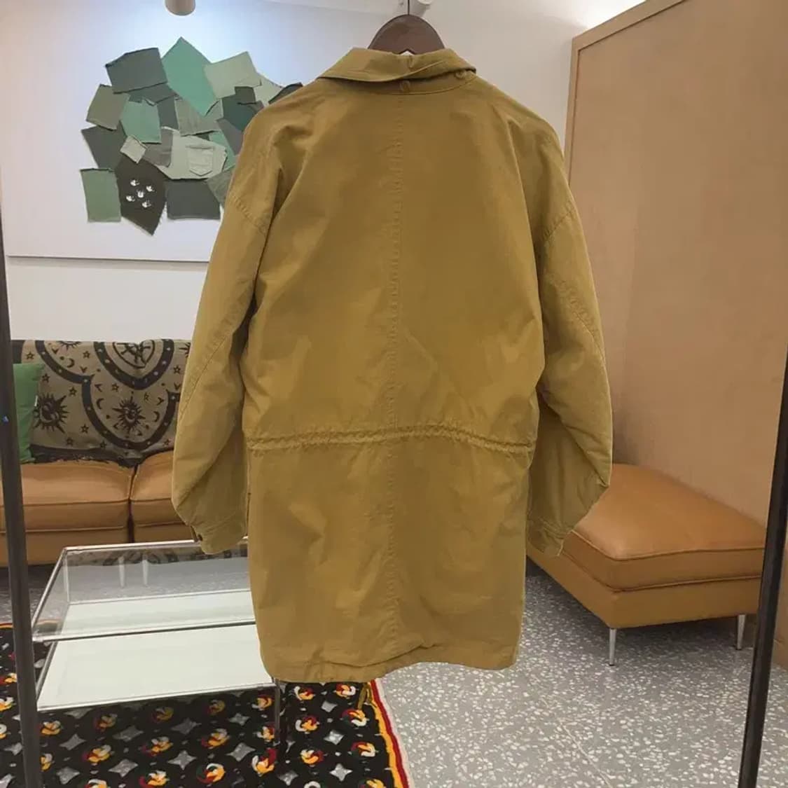 버버리 캐주얼 빈티지 스윙톱 롱 야상 자켓 M C07687 상품이미지4