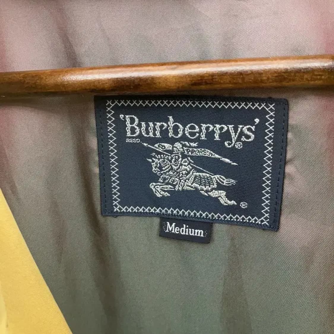 버버리 캐주얼 빈티지 스윙톱 롱 야상 자켓 M C07687 상품이미지5