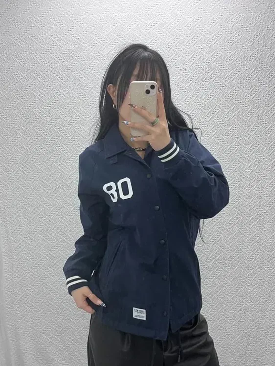 커버낫 올드스쿨 레트로 빈티지 바시티 자켓 M C07695 상품이미지2