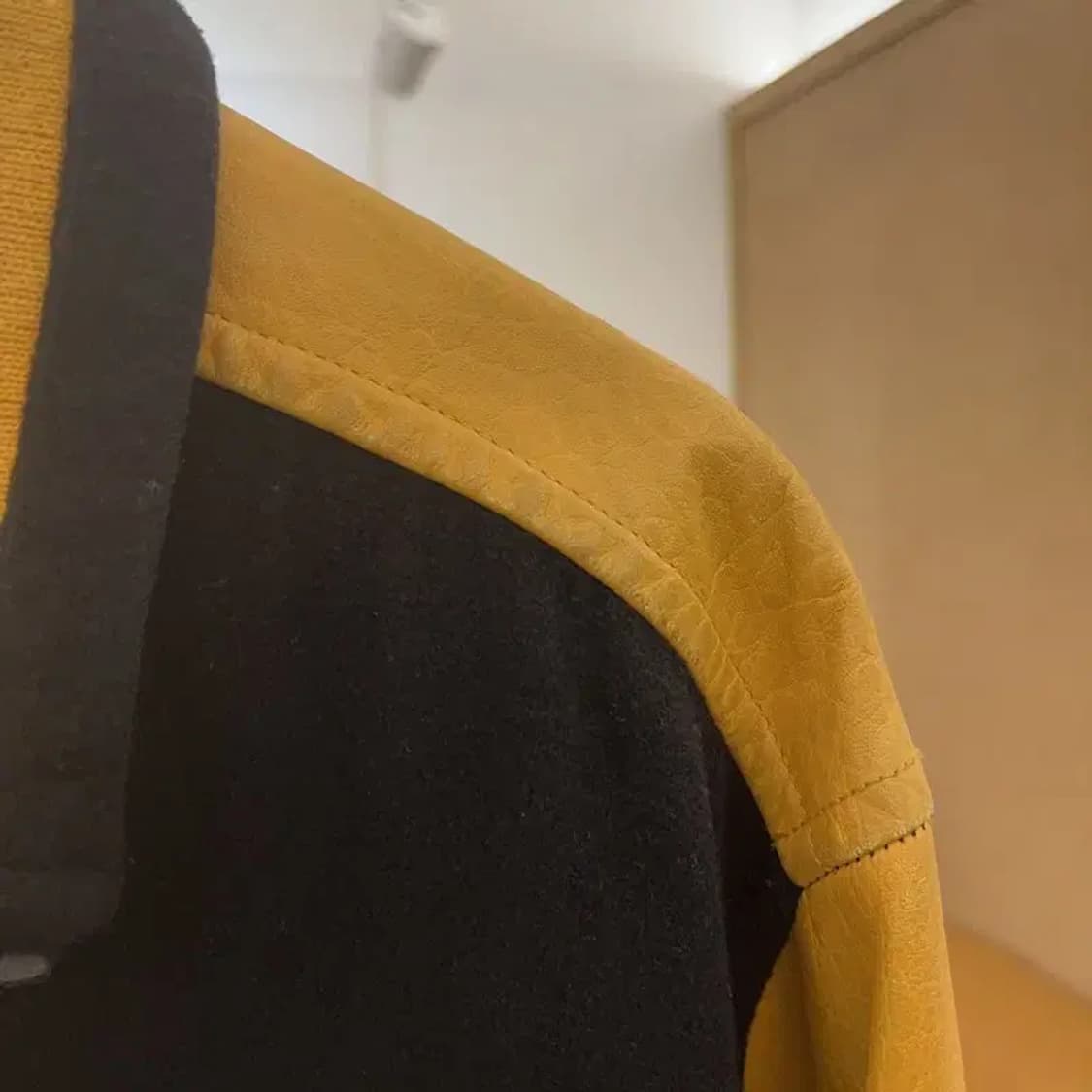 나이키 올드스쿨 레트로 빈티지 소가죽 바시티자켓 100 C07690 상품이미지10