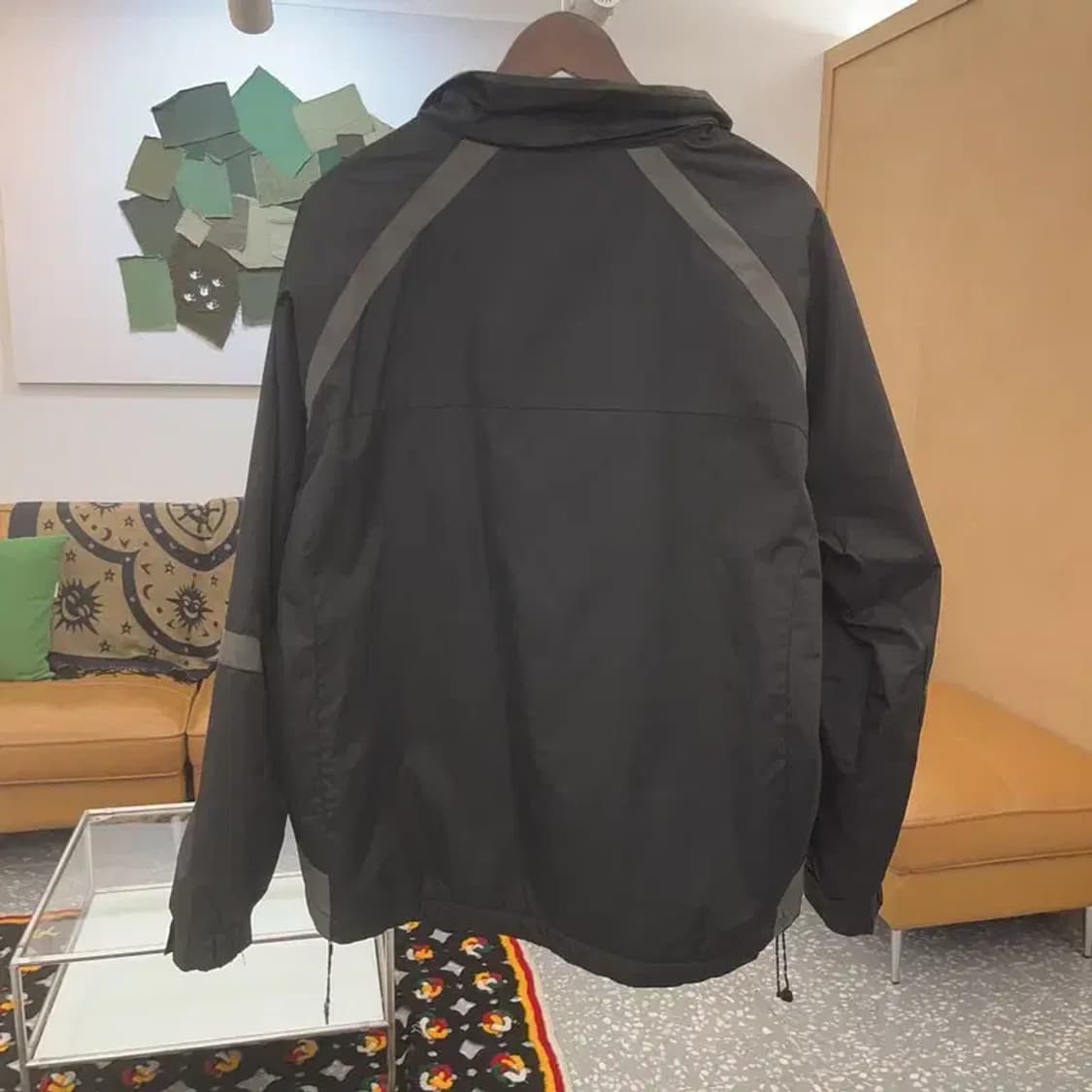 챕스 올드스쿨 레트로 오버핏 기모 바람막이 자켓 L C07699 상품이미지4