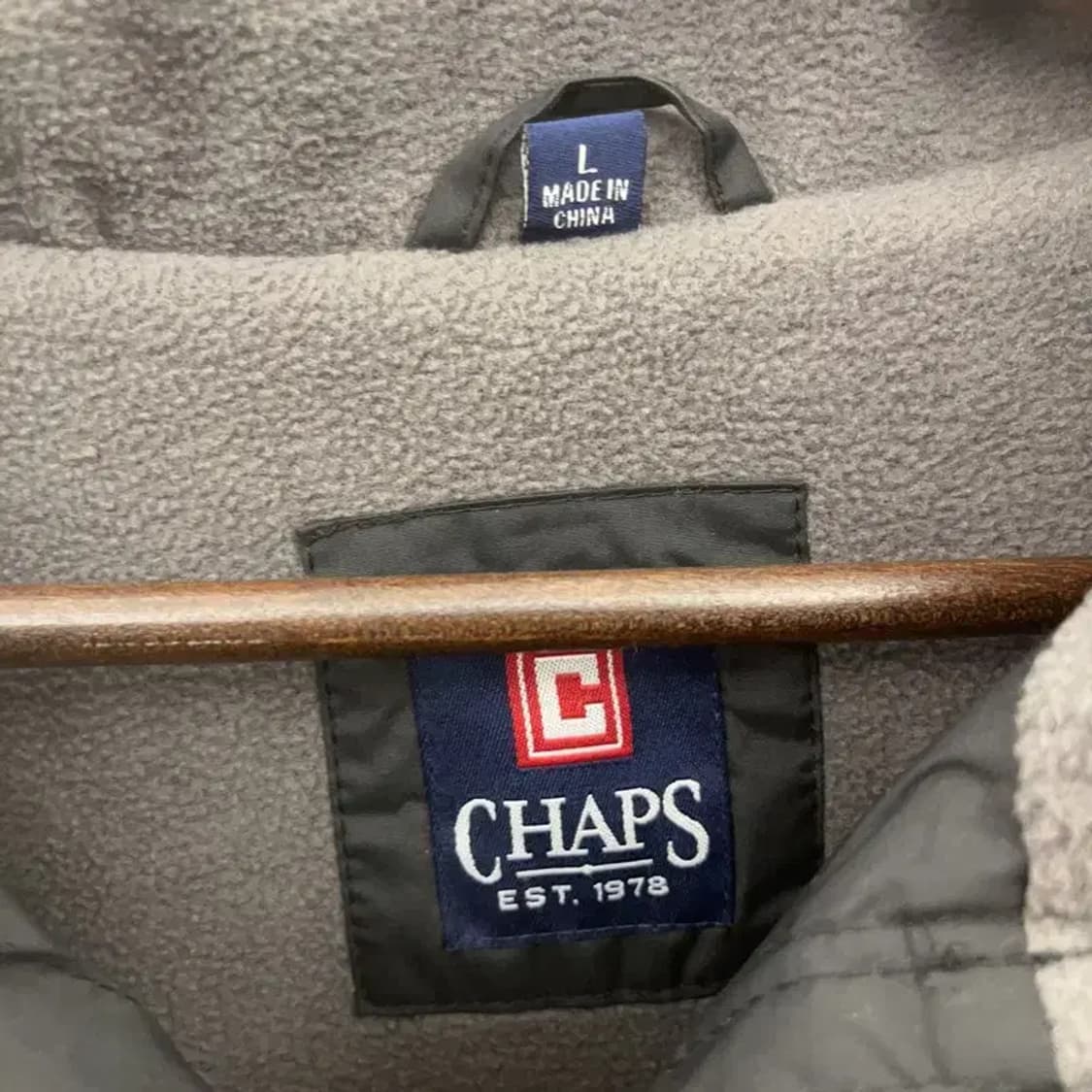 챕스 올드스쿨 레트로 오버핏 기모 바람막이 자켓 L C07699 상품이미지5