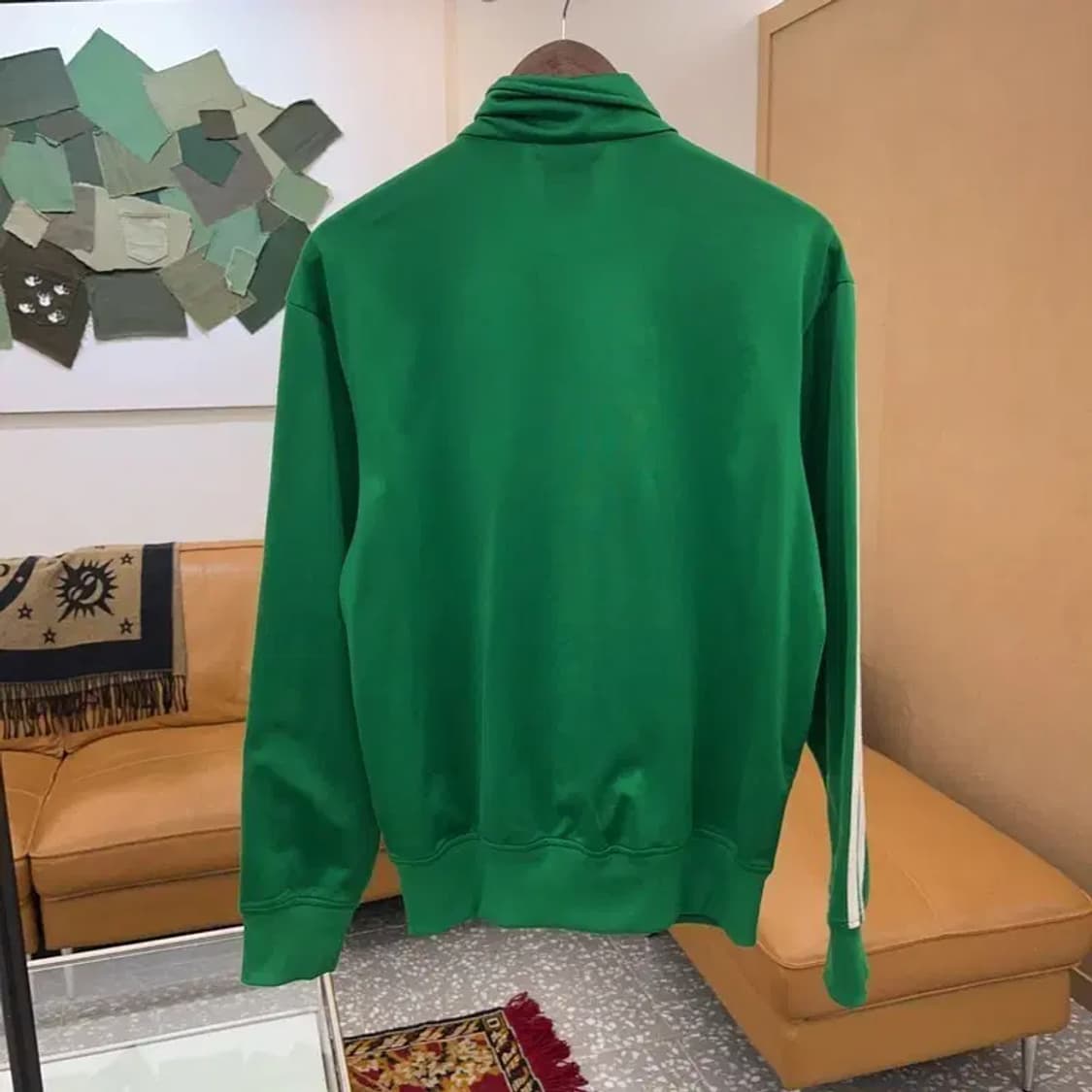 아디다스 파이어버드 그린 트랙탑 집업 져지 100 C05075 상품이미지4