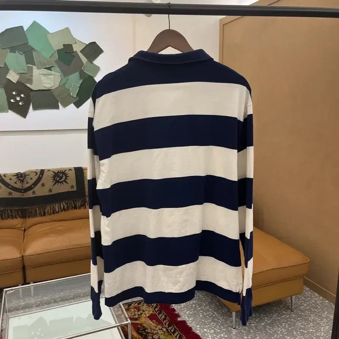 OIOI 오아이오아이 캐주얼 자수로고 긴팔카라티 100 C05421 상품이미지4