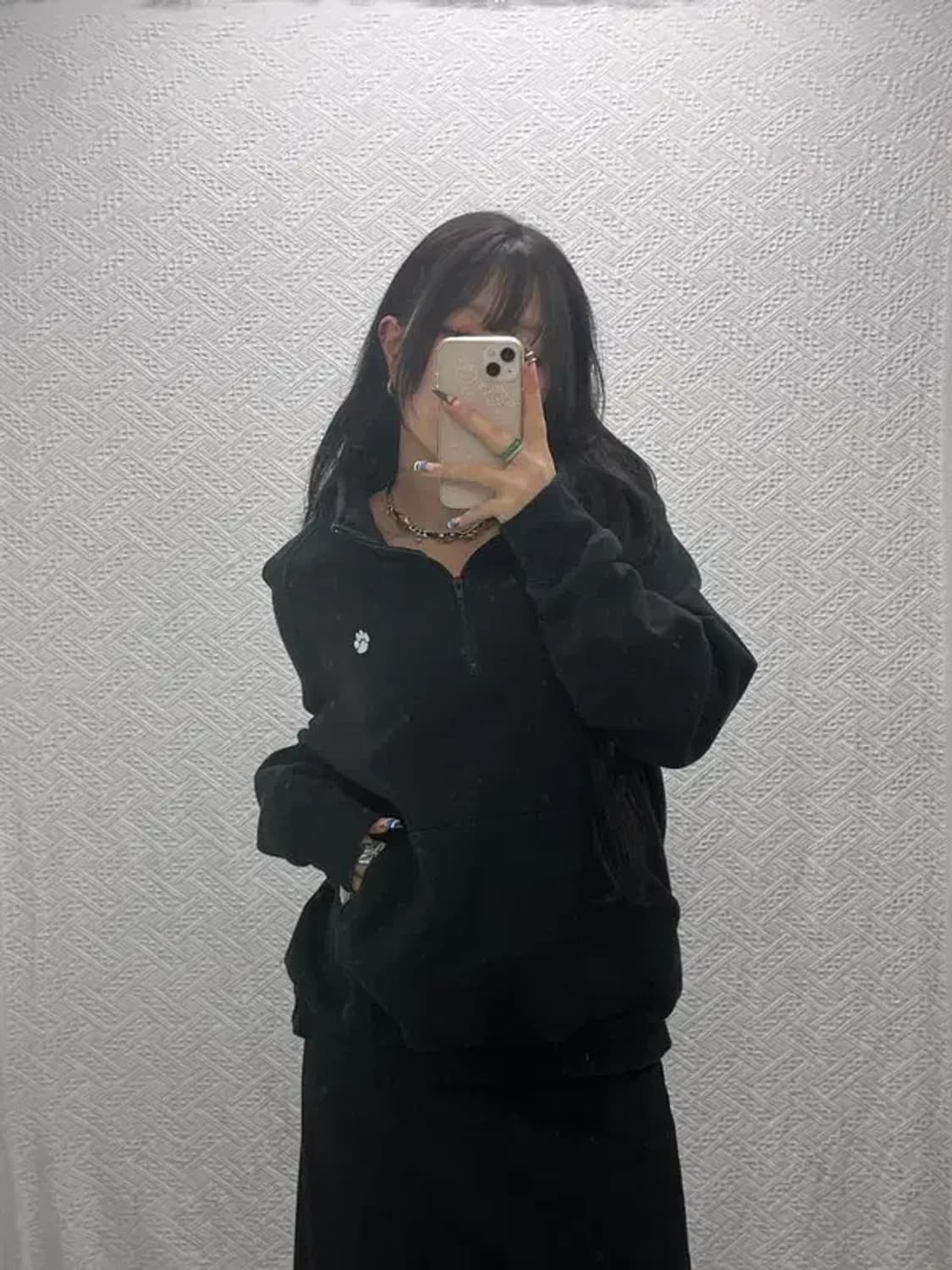 디스이즈네버댓 오버핏 약기모 반집업 스웻셔츠 맨투맨 100 C05735 상품이미지1