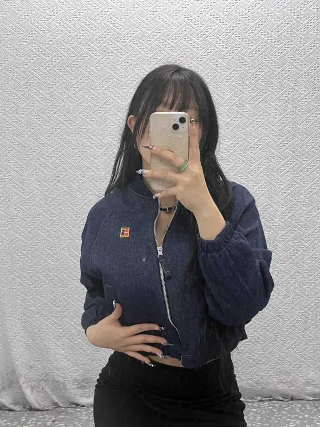 나이키 드라이핏 크롭 데님 트랙탑 자켓 집업 95 C06208 상품이미지2