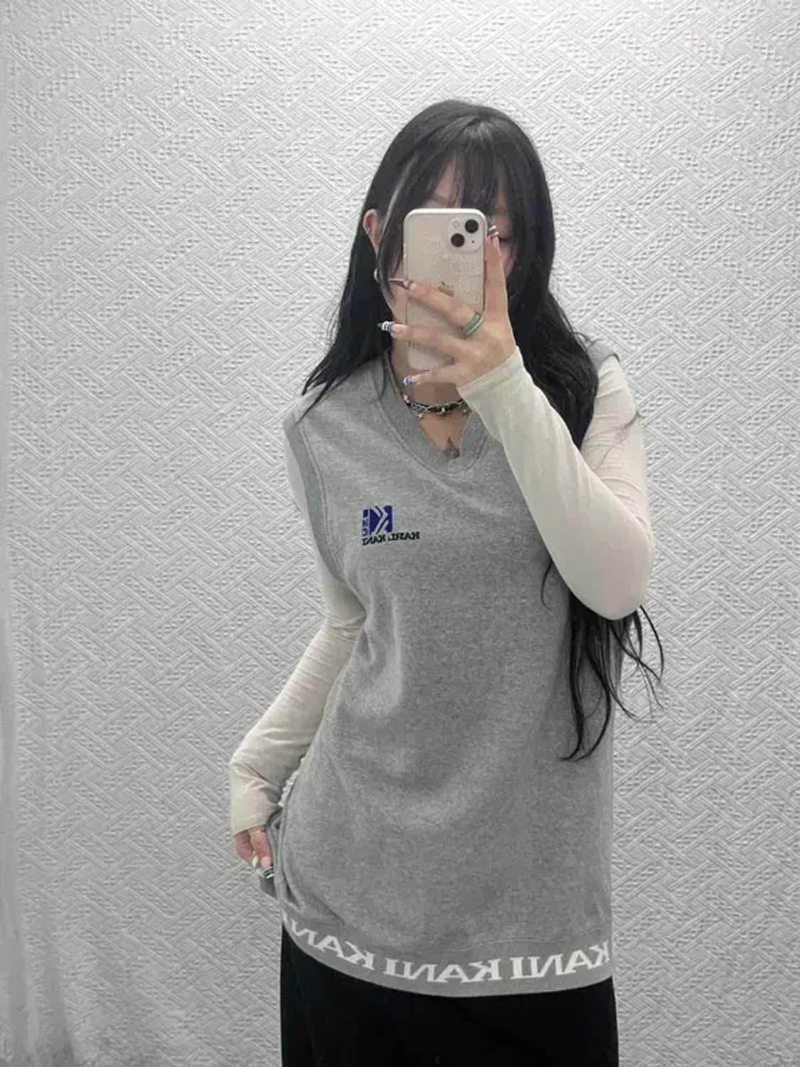 칼카니 올드스쿨 스웻 베스트 조끼 100 C06275 상품이미지1