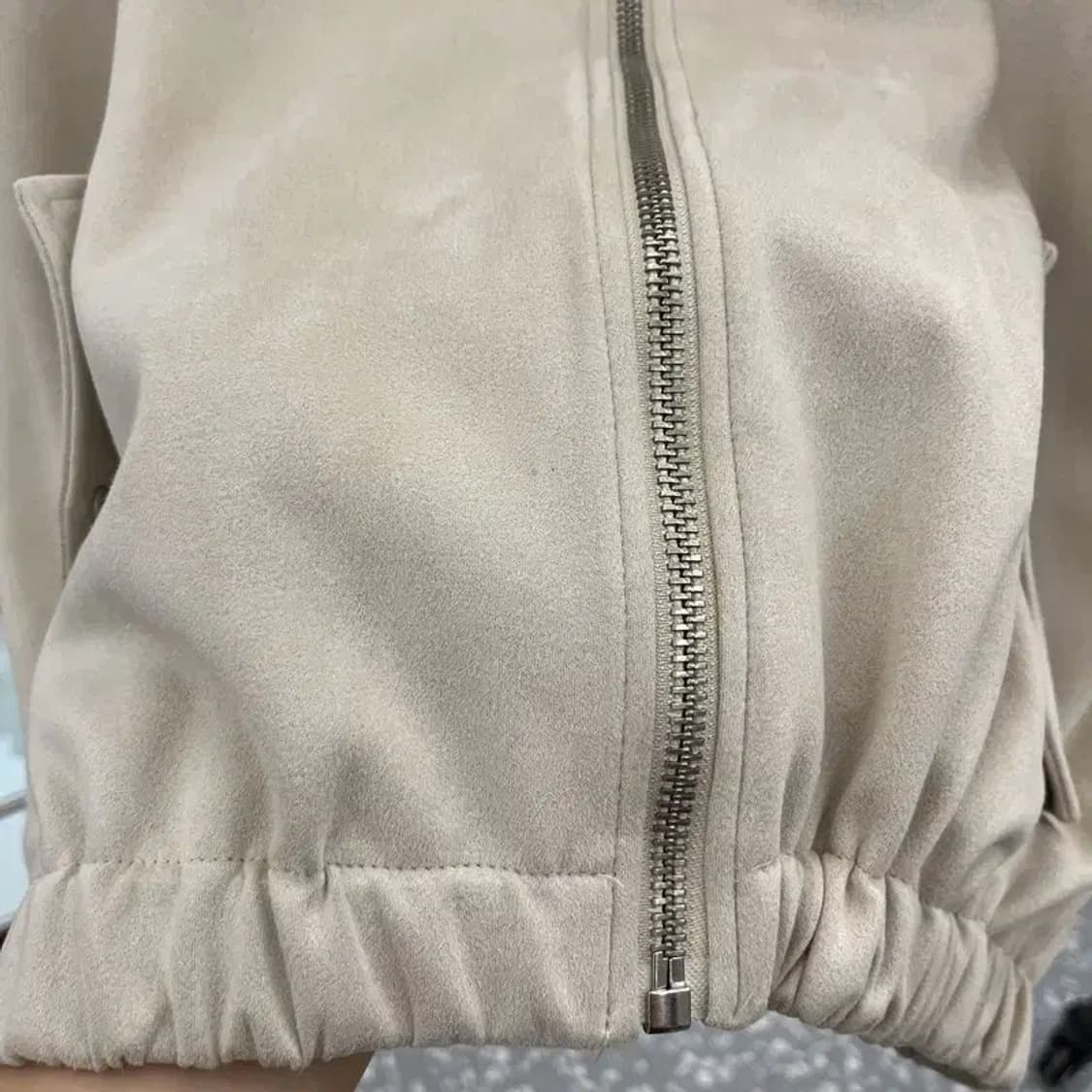 자라 ZARA 스웨이드 오버핏 가오리핏 자켓 105 C05721 상품이미지8