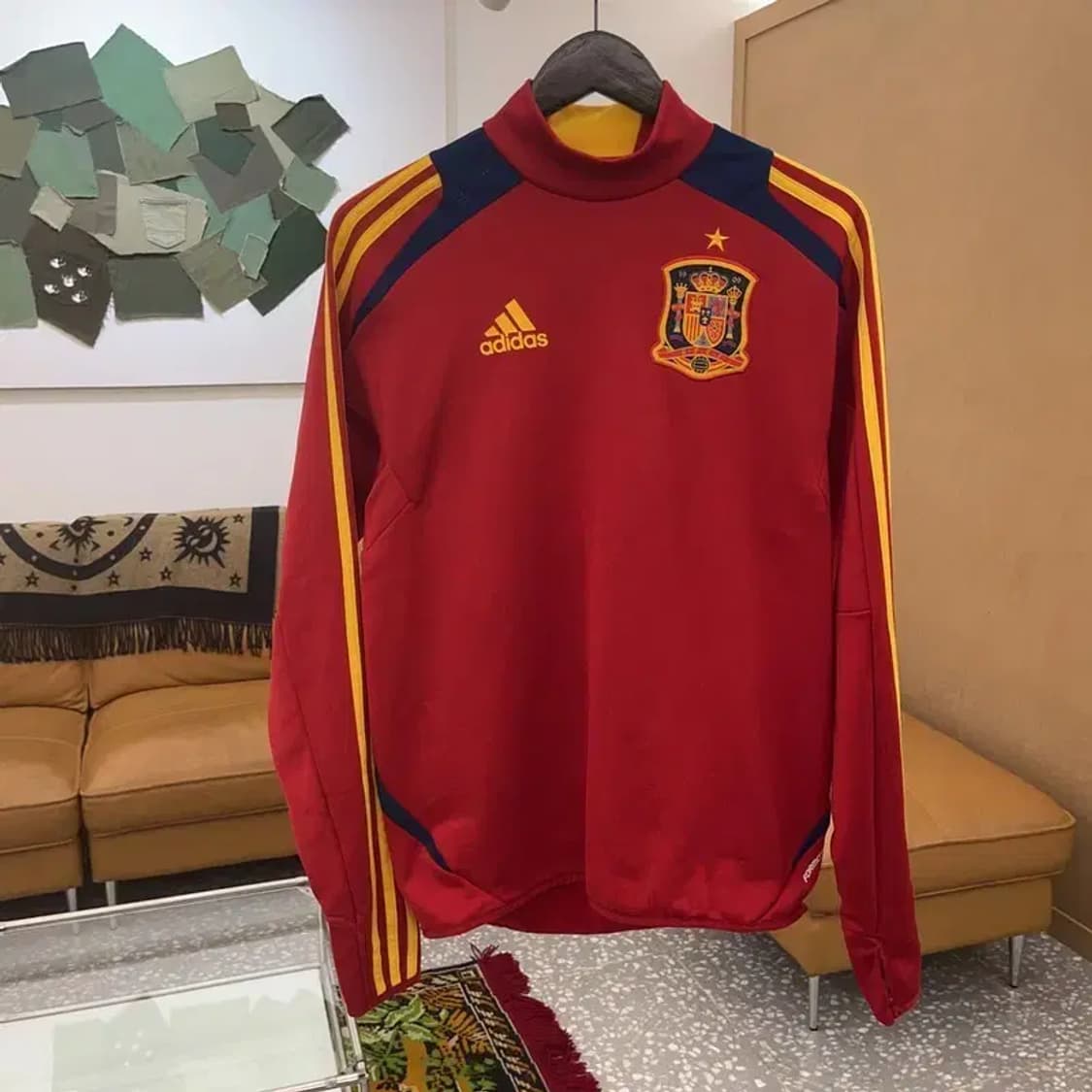 아디다스 12-13 스페인 국대 축구 져지 긴팔티 95 C06144 상품이미지3