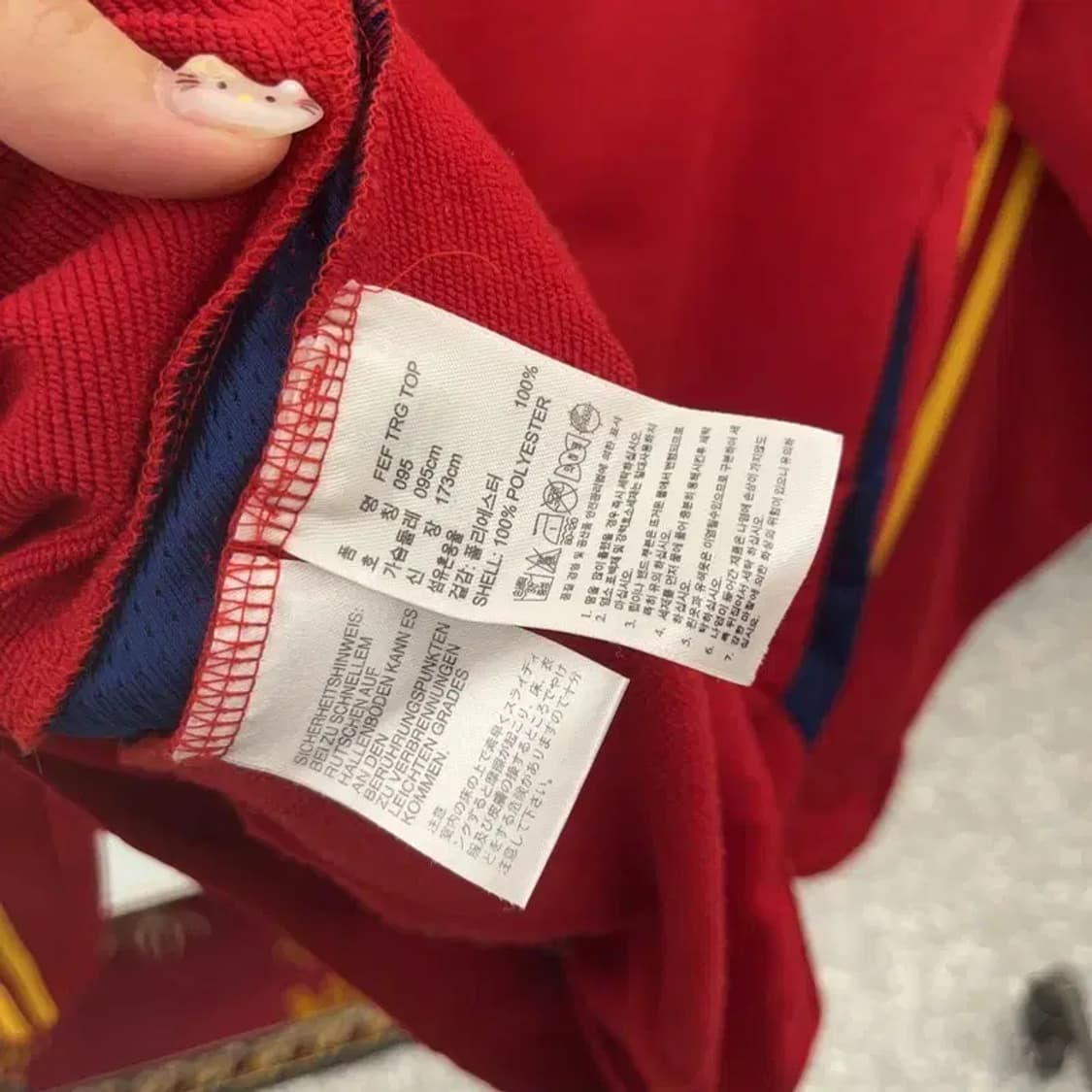 아디다스 12-13 스페인 국대 축구 져지 긴팔티 95 C06144 상품이미지6