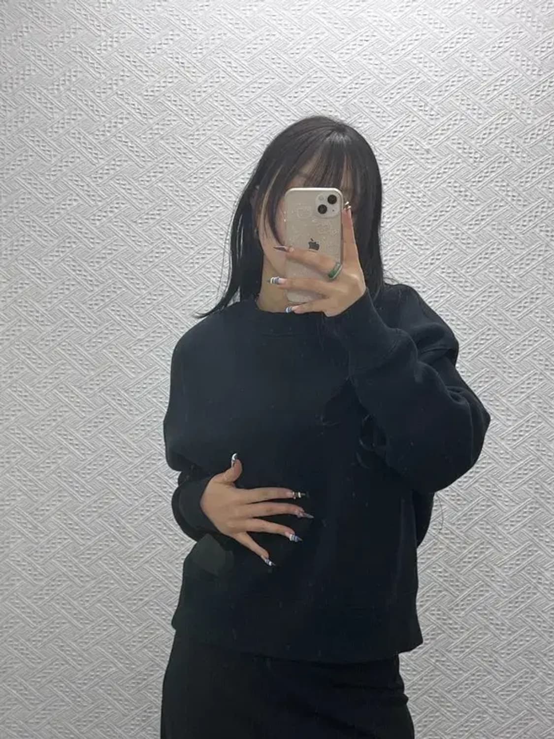 아미 AMI 블랙라벨 약기모 숏 스웻셔츠 맨투맨 105 C06057 상품이미지2