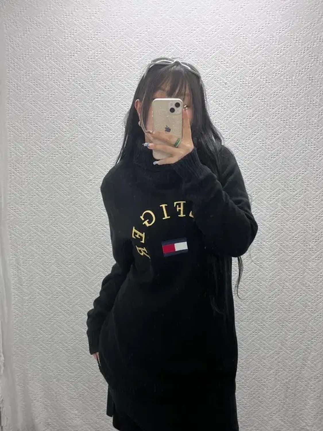 타미힐피거 빅로고 터틀넥 코튼 니트 스웨터 95 C06317 상품이미지2