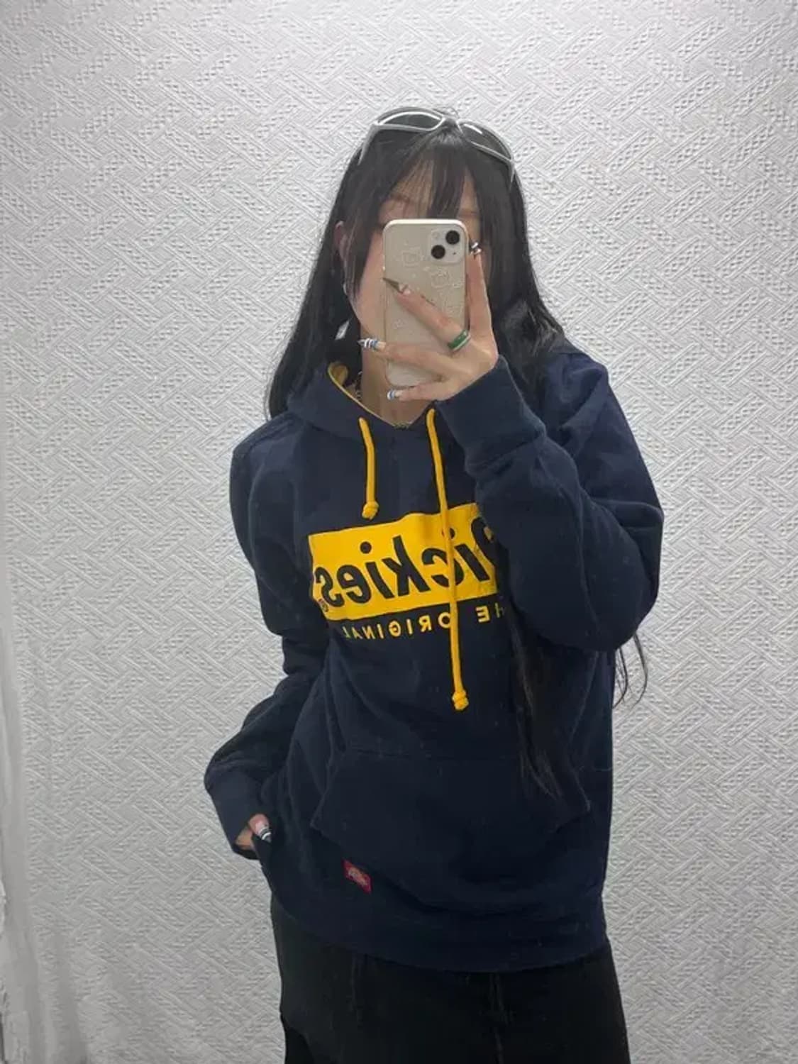 디키즈 올드스쿨 빅로고 기모 후드티 100 C06246 상품이미지1